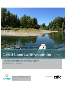 Central Sector LWMP Amendment