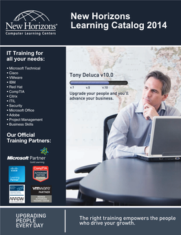 New Horizons Learning Catalog 2014