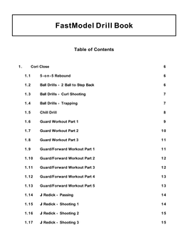 Fastmodel Drill Book