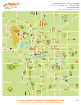 Map of Downtown Lincoln