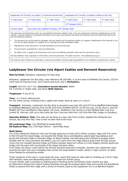 Ladybower Inn Circular (Via Alport Castles and Derwent Reservoirs)