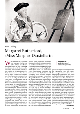 Margaret Rutherford, «Miss Marple