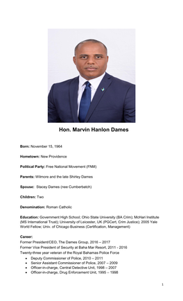 Hon. Marvin Hanlon Dames