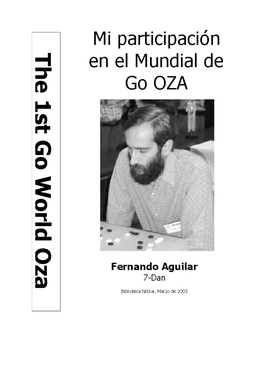 Mi Participación En El Mundial Del Go