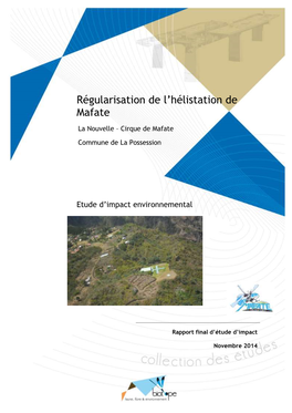 Régularisation De L'hélistation De Mafate