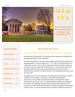 SLL@UVA Fall 2018, Volume 7