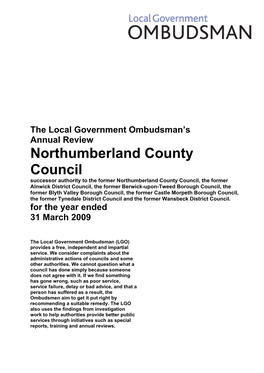 Northumberland County Council