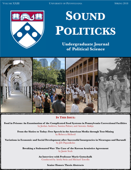 Food in Prisons: an Examination of the Complicated Food Systems in Pennsylvania Correctional Facilities 6 Jordan Andrews, Samiza Palmer, and Antonia Alakija