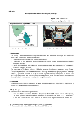 Sri Lanka Transportation Rehabilitation Project (Railways)