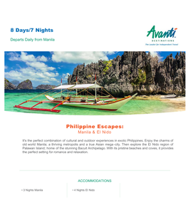 Philippine Escapes: Manila & El Nido