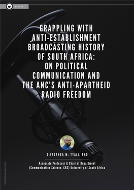 On Political Communication and the Anc's Anti-Apartheid Radio Freedom