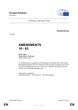 Amendments 16 - 63