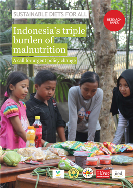 Indonesia's Triple Burden of Malnutrition