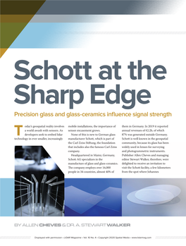 Precision Glass and Glass-Ceramics Influence Signal Strength