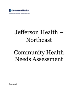 Northeast Community Health Needs Assessment