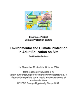 Environmental and Climate Protection in Adult Education on Site Best Practice Projects