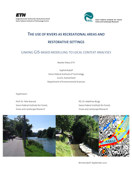 The Use of Rivers As Recreational Areas And
