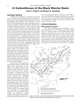 2: Carboniferous of the Black Warrior Basin Jack C