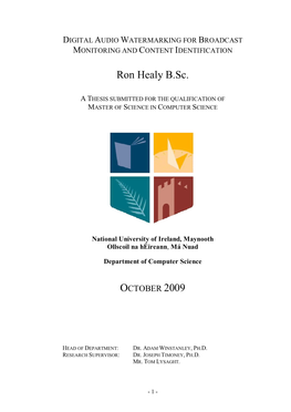 Ron Healy B.Sc