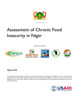 Assessment of Chronic Food Insecurity in Niger