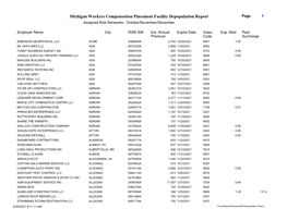 AR Depopulation Report Michigan Workers Compensation Placement Facility Depopulation Report Page 2 Assigned Risk Renewals: October/November/December