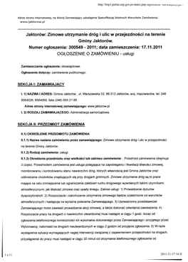 Jaktorów: Zimowe Utrzymanie Dróg I Ulic W Przejezdności Na Terenie Gminy Jaktorów