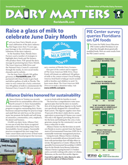 Raise a Glass of Milk to Celebrate June Dairy Month