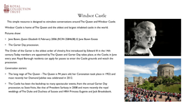 Windsor Castle This Simple Resource Is Designed to Stimulate Conversations Around the Queen and Windsor Castle