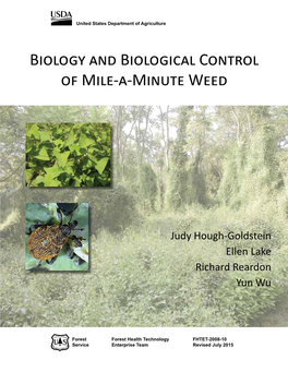 Biology and Biological Control of Mile-A-Minute Weed