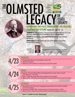 Olmsted Conference Flyer