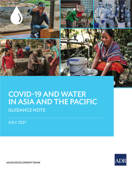 COVID-19 and Water in Asia and the Pacific: Guidance Note