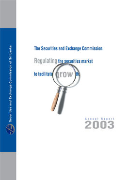 SEC Annual Report 2003