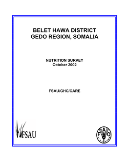 Belet Hawa District Gedo Region, Somalia