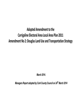 Carrigaline LAP Amendment No. 2