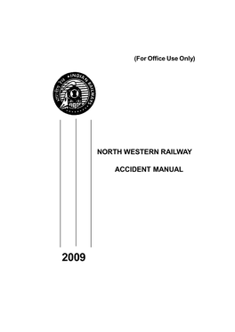 North Western Railway Accident Manual