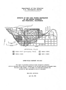 Department of the Interior U.S. Geological Survey