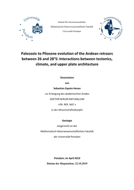 Interactions Between Tectonics, Climate, and Upper Plate Architecture