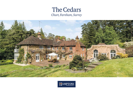 The Cedars Churt, Farnham, Surrey the Cedars Jumps Road, Churt, Farnham, Surrey GU10 2LD