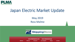 Japan Electric Market Update