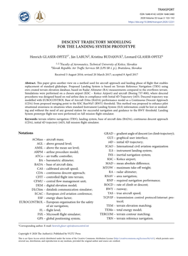 Descent Trajectory Modelling for the Landing System Prototype