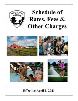 Schedule of Rates, Fees & Other Charges