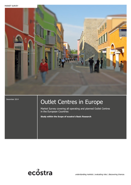 Outlet Centres in Europe