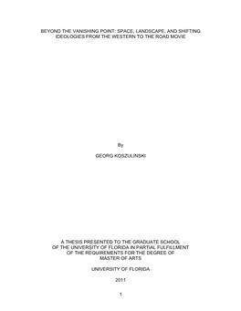 University of Florida Thesis Or Dissertation Formatting