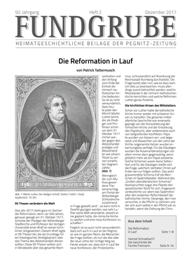 Die Reformation in Lauf Von Patrick Tattermusch Verbreiten Und Mus, Schlussendlich Auf Anordnung Der Den Anfang Reichsstadt Nürnberg Durchsetzte