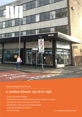 2 Arthur Street, Ayr KA7 1QJ