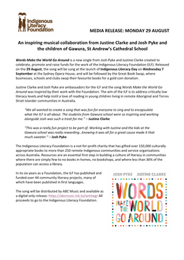 Words Make the World Go Around PRESS RELEASE FINAL