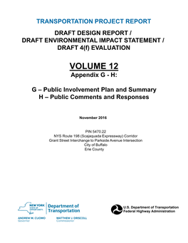 PIN 5470.22 – DDR/DEIS/Draft 4(F) Evaluation – Volume 12