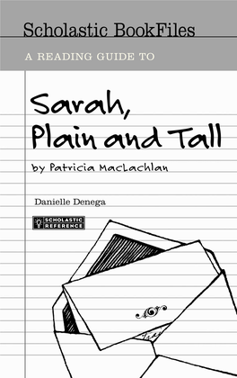 Sarah, Plain and Tall by Patricia Maclachlan