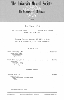 The Suk Trio