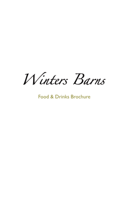 Winter Barns Brochure